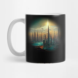 Futuristic Iran 2045 Artwork Mug